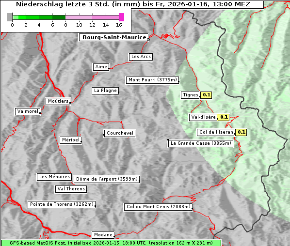Niederschlag, 16. 1. 2026