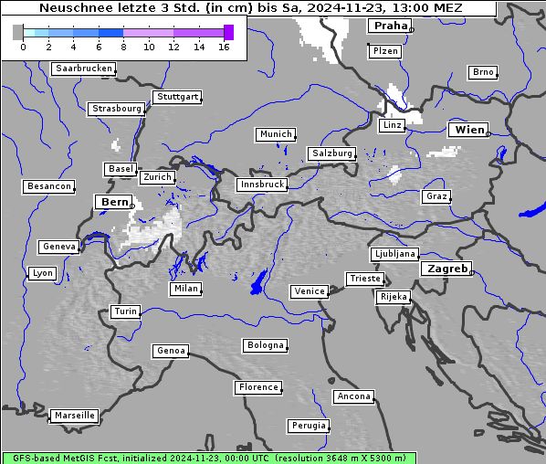 Neuschnee, 23. 11. 2024