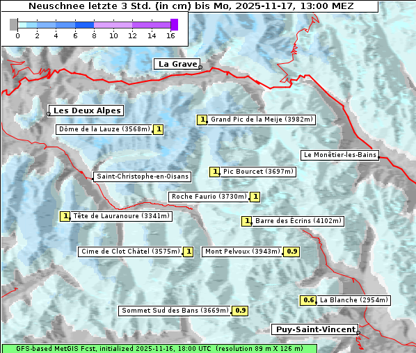 Neuschnee, 17. 11. 2025