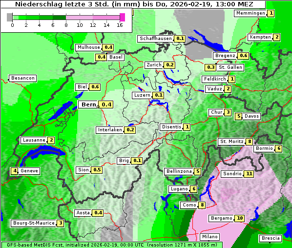 Niederschlag, 19. 2. 2026