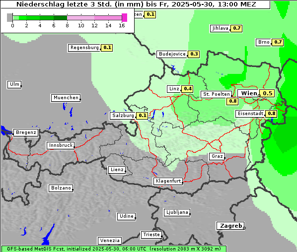 Niederschlag, 30. 5. 2025