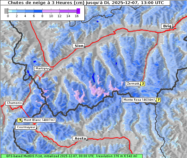 Neuschnee, 7. 12. 2025