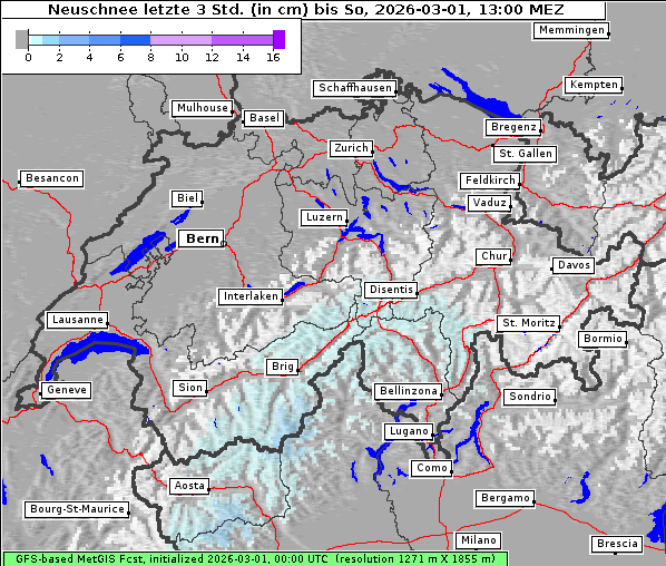 Neuschnee, 1. 3. 2026