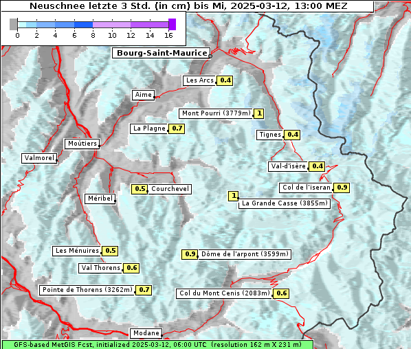 Neuschnee, 12. 3. 2025