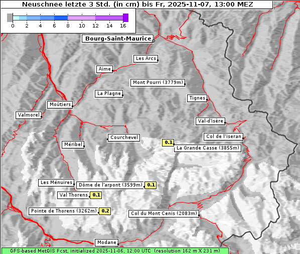 Neuschnee, 7. 11. 2025