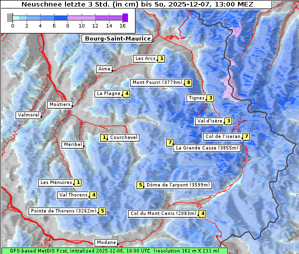 Neuschnee, 7. 12. 2025