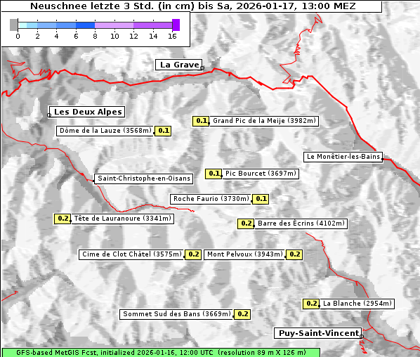Neuschnee, 17. 1. 2026