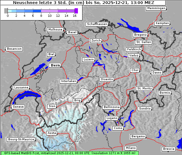 Neuschnee, 21. 12. 2025