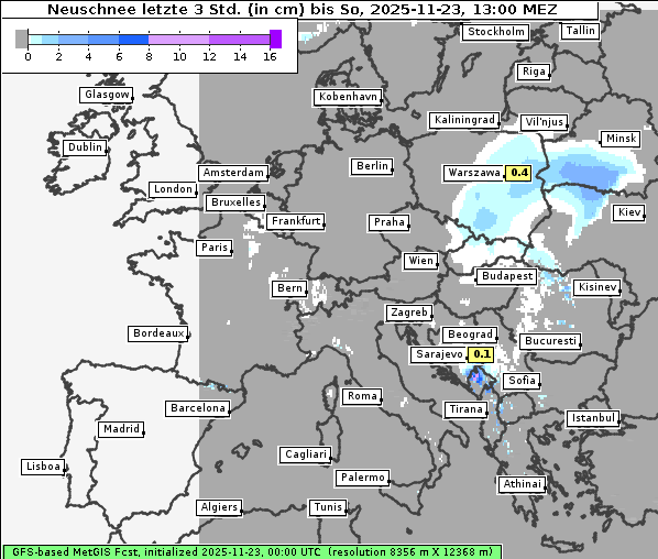 Neuschnee, 23. 11. 2025