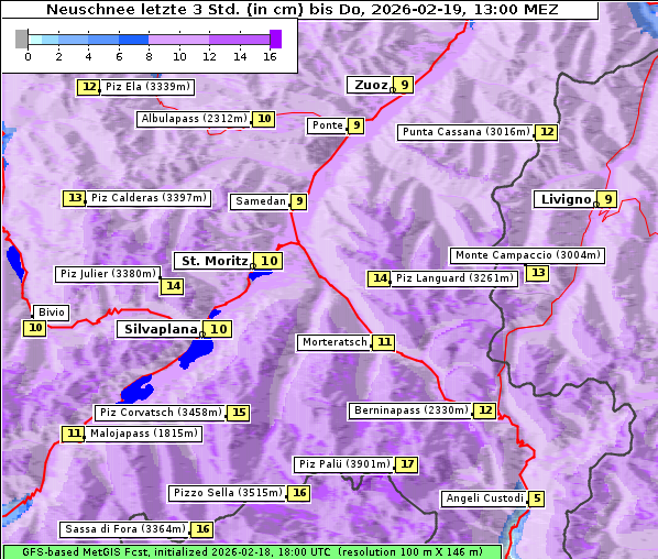 Neuschnee, 19. 2. 2026