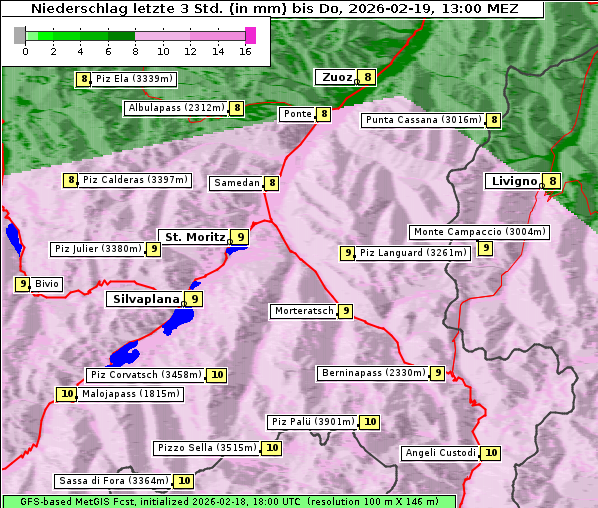 Niederschlag, 19. 2. 2026