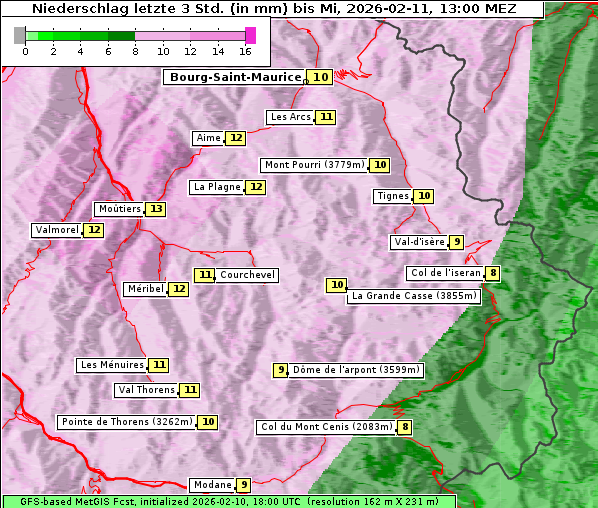 Niederschlag, 11. 2. 2026