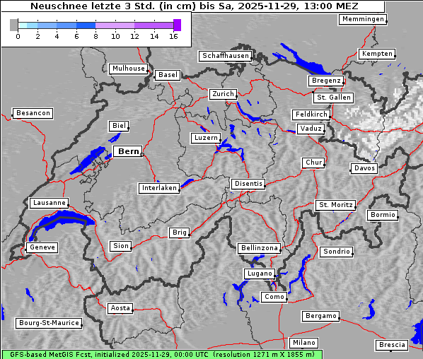 Neuschnee, 29. 11. 2025