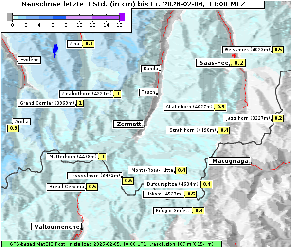 Neuschnee, 6. 2. 2026