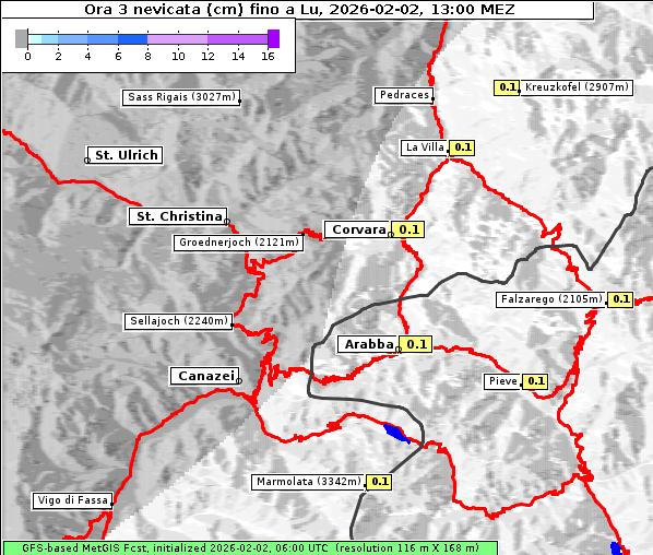 Neuschnee, 2. 2. 2026