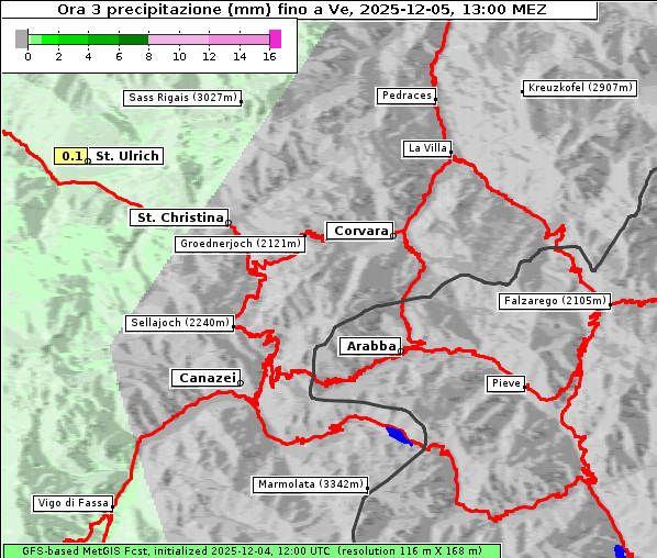 Niederschlag, 5. 12. 2025