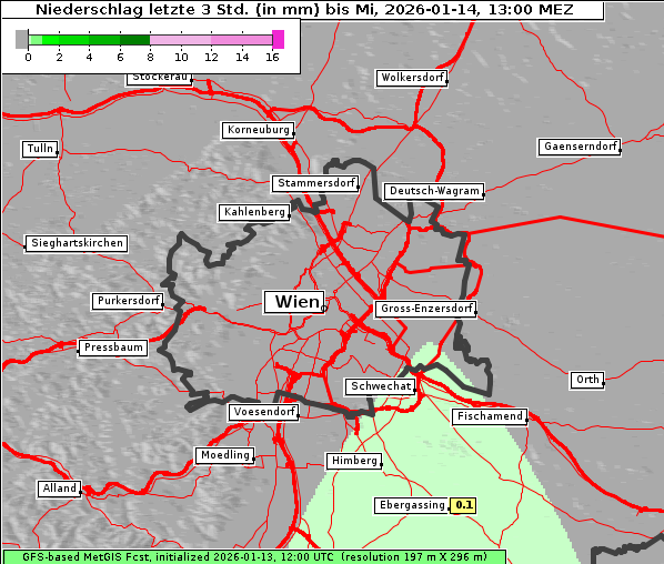 Niederschlag, 14. 1. 2026