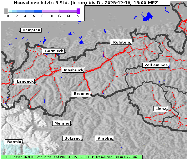 Neuschnee, 16. 12. 2025