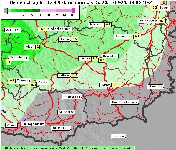 Niederschlag, 24. 12. 2024