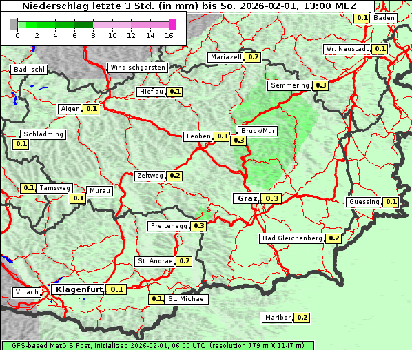 Niederschlag, 1. 2. 2026