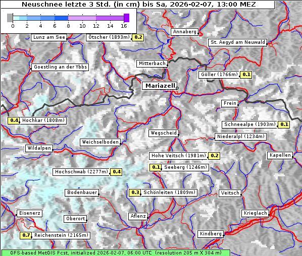 Neuschnee, 7. 2. 2026