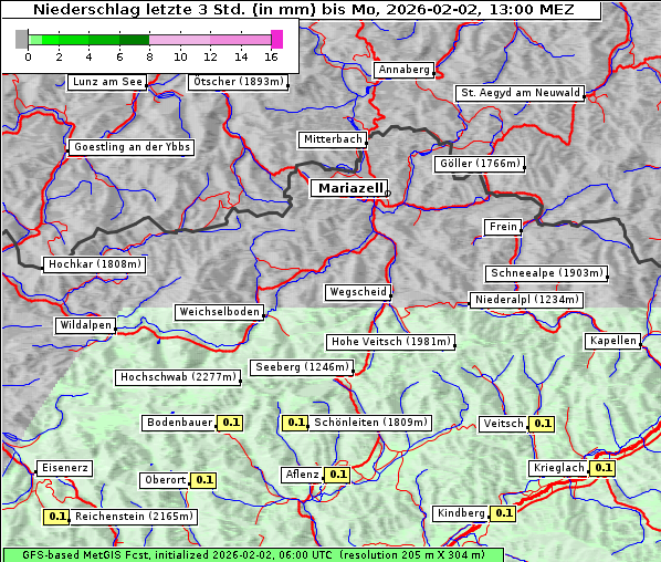 Niederschlag, 2. 2. 2026
