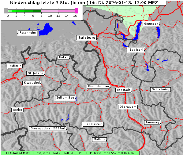 Niederschlag, 13. 1. 2026
