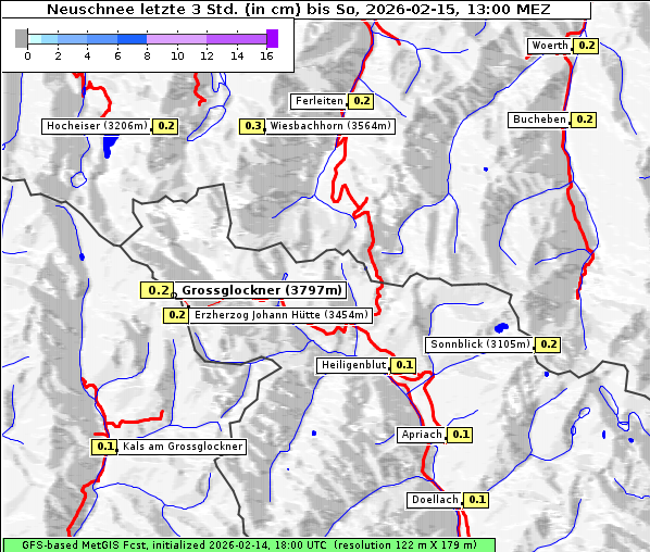 Neuschnee, 15. 2. 2026