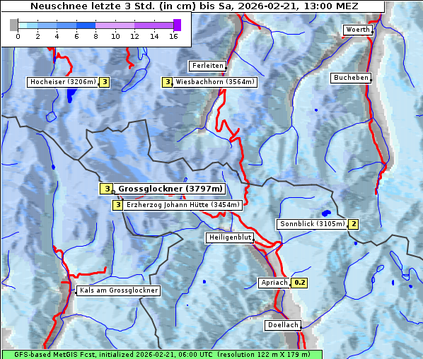 Neuschnee, 21. 2. 2026