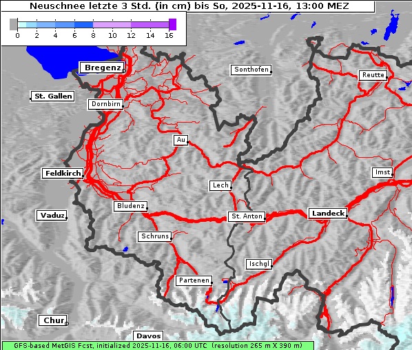 Neuschnee, 16. 11. 2025
