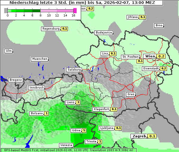 Niederschlag, 7. 2. 2026