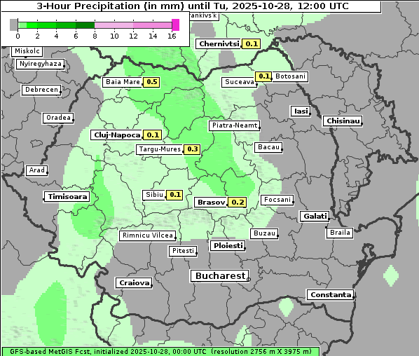 Niederschlag, 28. 10. 2025
