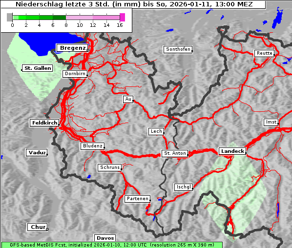 Niederschlag, 11. 1. 2026
