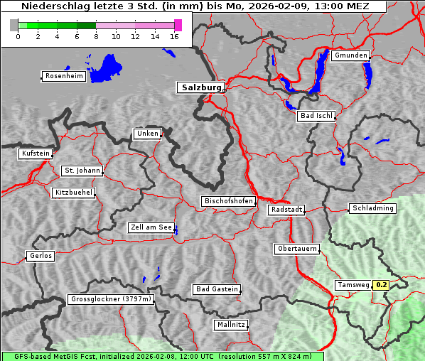 Niederschlag, 9. 2. 2026