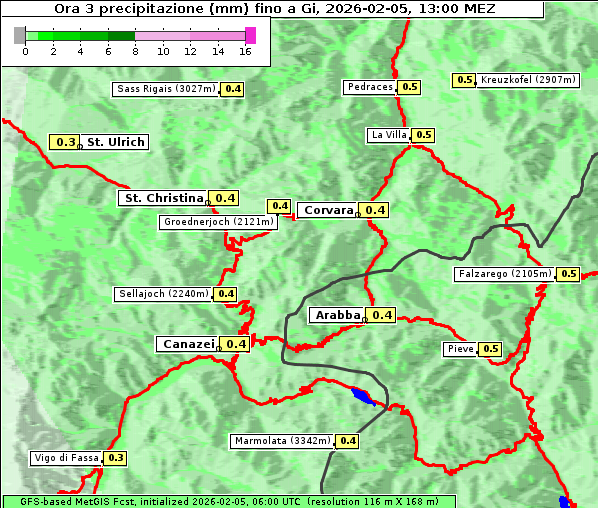 Niederschlag, 5. 2. 2026