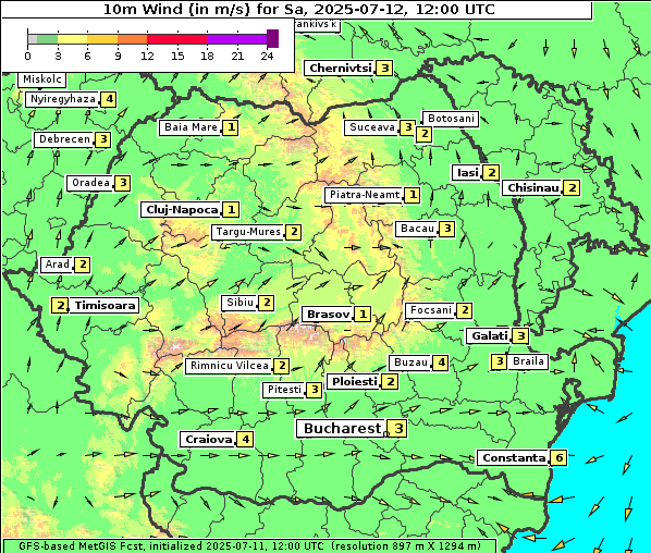 Wind, 12. 7. 2025