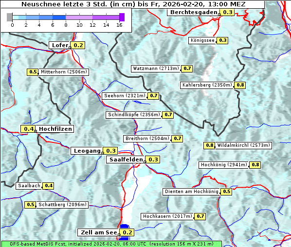 Neuschnee, 20. 2. 2026