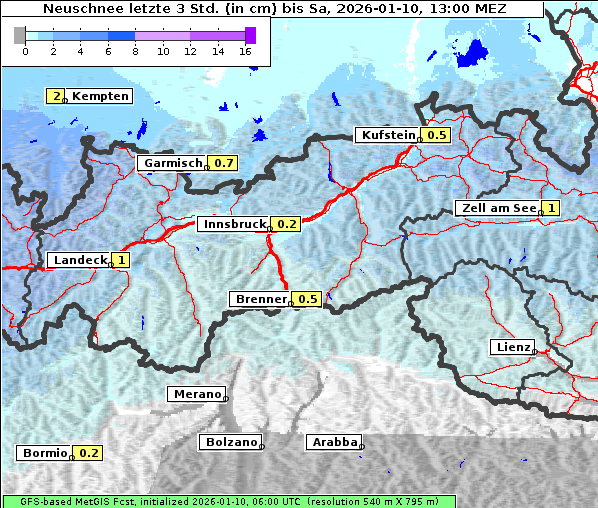 Neuschnee, 10. 1. 2026