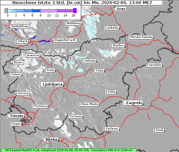 Neuschnee, 9. 2. 2026