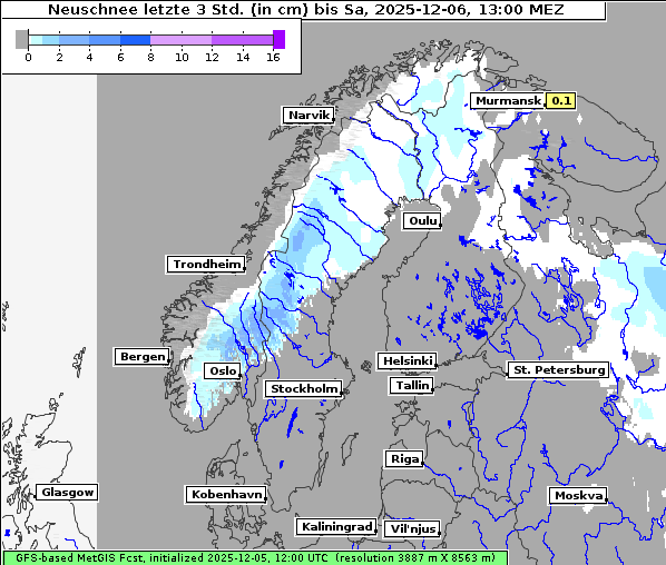 Neuschnee, 6. 12. 2025