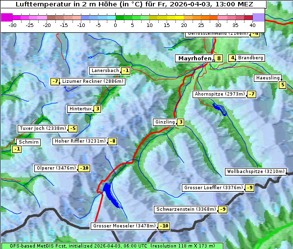 Temperatur, 3. 4. 2026