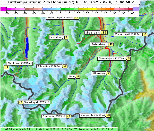 Temperatur, 16. 10. 2025