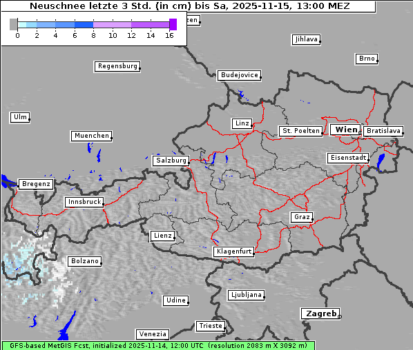 Neuschnee, 15. 11. 2025