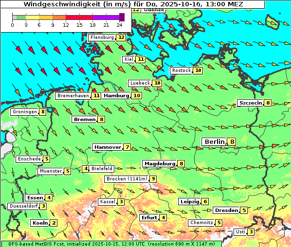 Wind, 16. 10. 2025