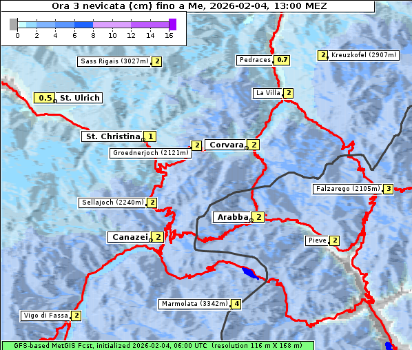 Neuschnee, 4. 2. 2026