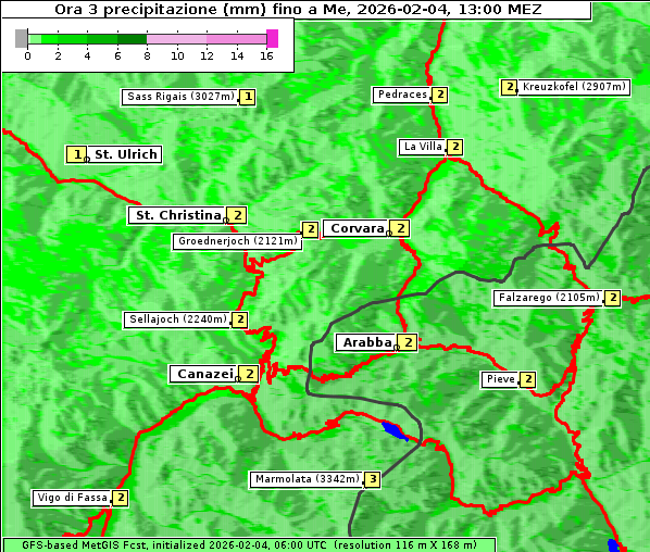 Niederschlag, 4. 2. 2026