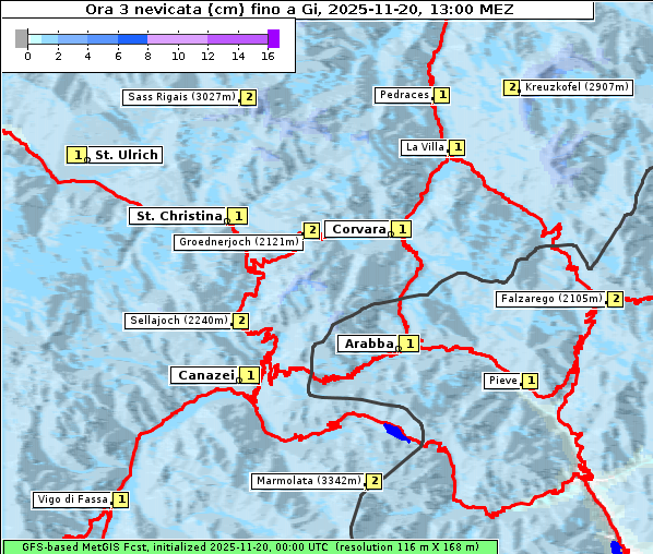 Neuschnee, 20. 11. 2025