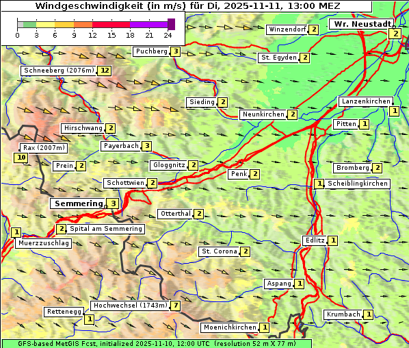Wind, 11. 11. 2025