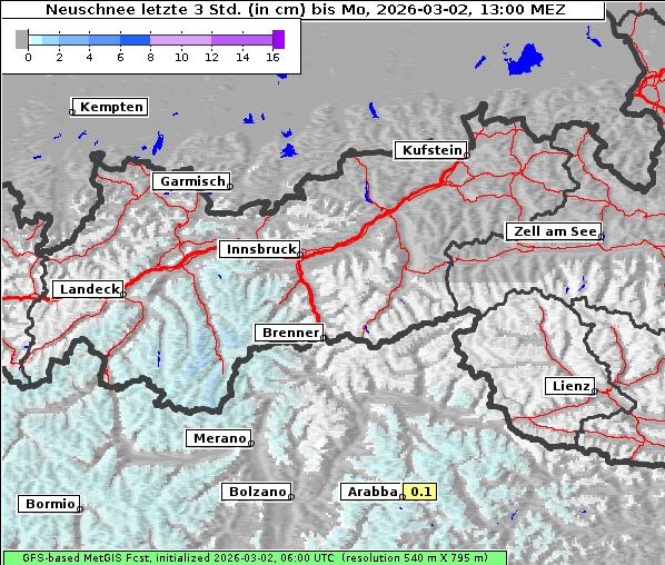 Neuschnee, 2. 3. 2026