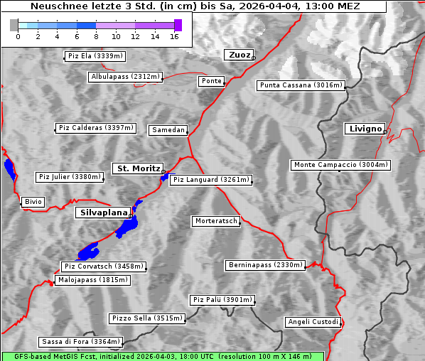 Neuschnee, 4. 4. 2026